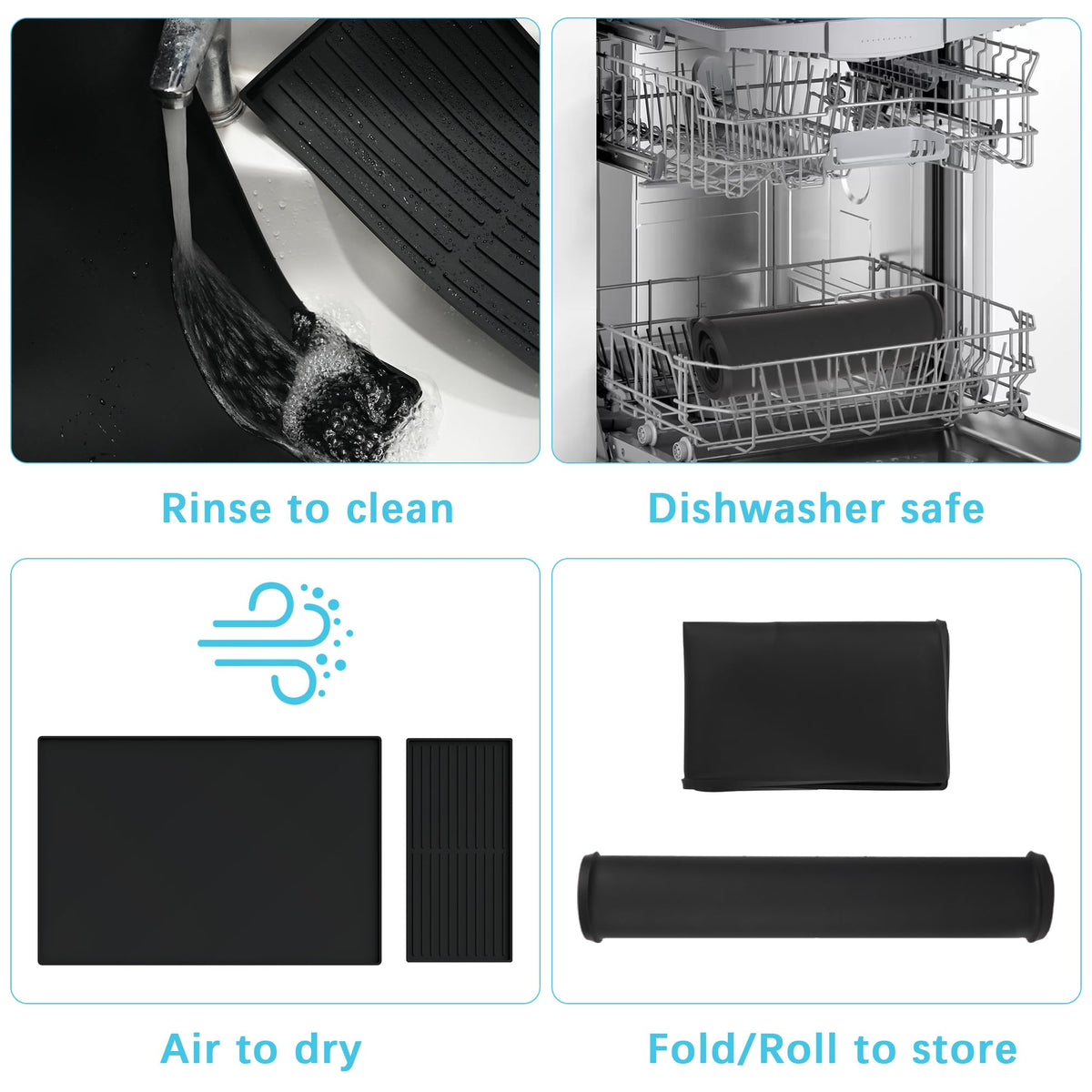 Golener mat used for kitchen organization and counter space management