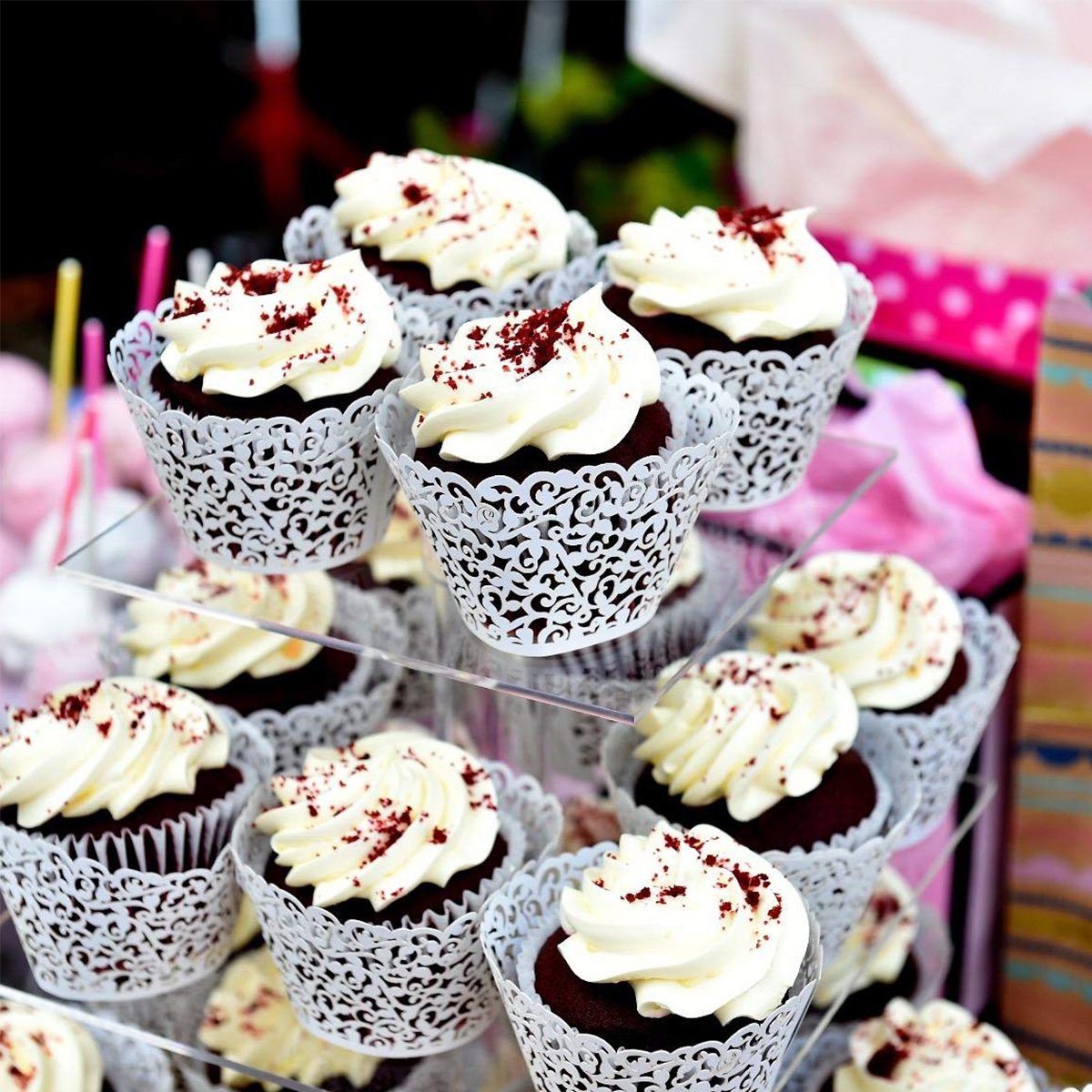 GOLF cupcake wrappers are not oven-safe, ideal for post-bake decoration