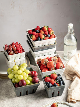 Gomakren ceramic berry basket makes a thoughtful gift for home cooks.