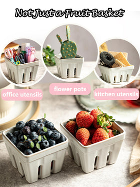Gomakren berry basket hole design promotes air circulation around fruit.