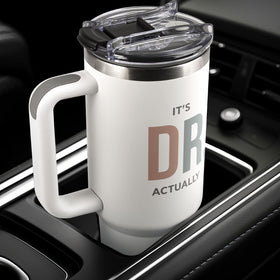GoMelley It's Dr Actually 40oz double-wall insulation prolongs beverage temperature