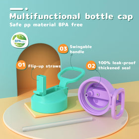 Gonfoam BPA-free straw lid for safe sipping
