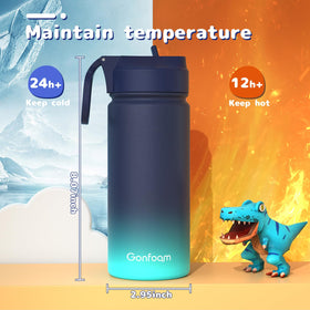 Gonfoam 2-pack with easy-clean opening simplifies after-activity washing.