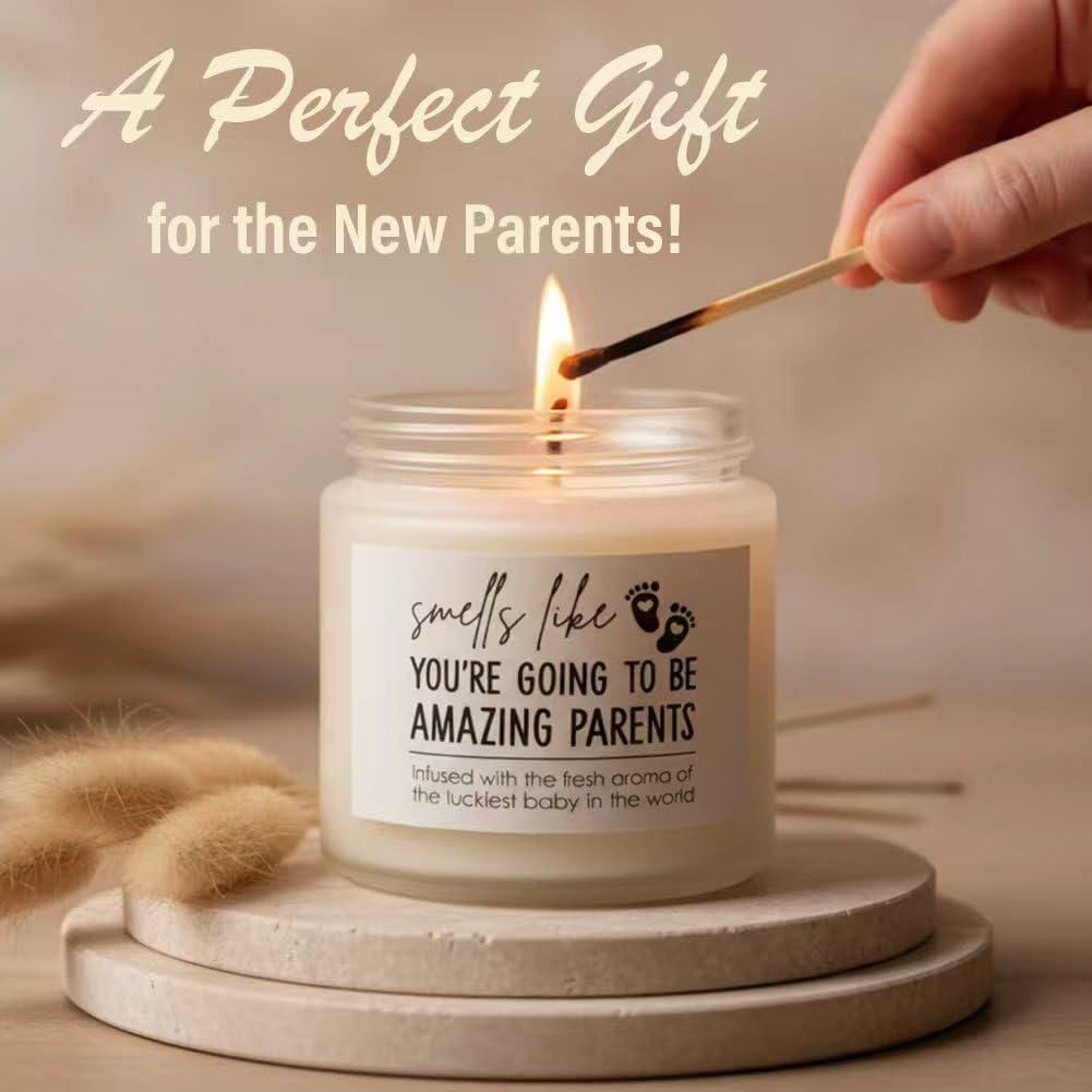 GONGHUAN signature candle and spa kit image evokes relaxation before baby arrives.