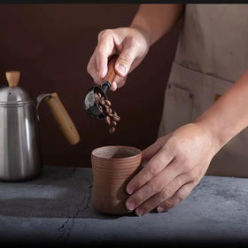Gonzone multi-use spoon ideal for coffee, tea, and cocoa.