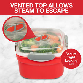 Good Cooking steamer colander basket doubles as produce washer