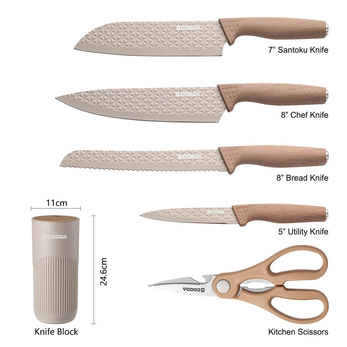 GOODA kitchen shears for herbs, trimming, and more.