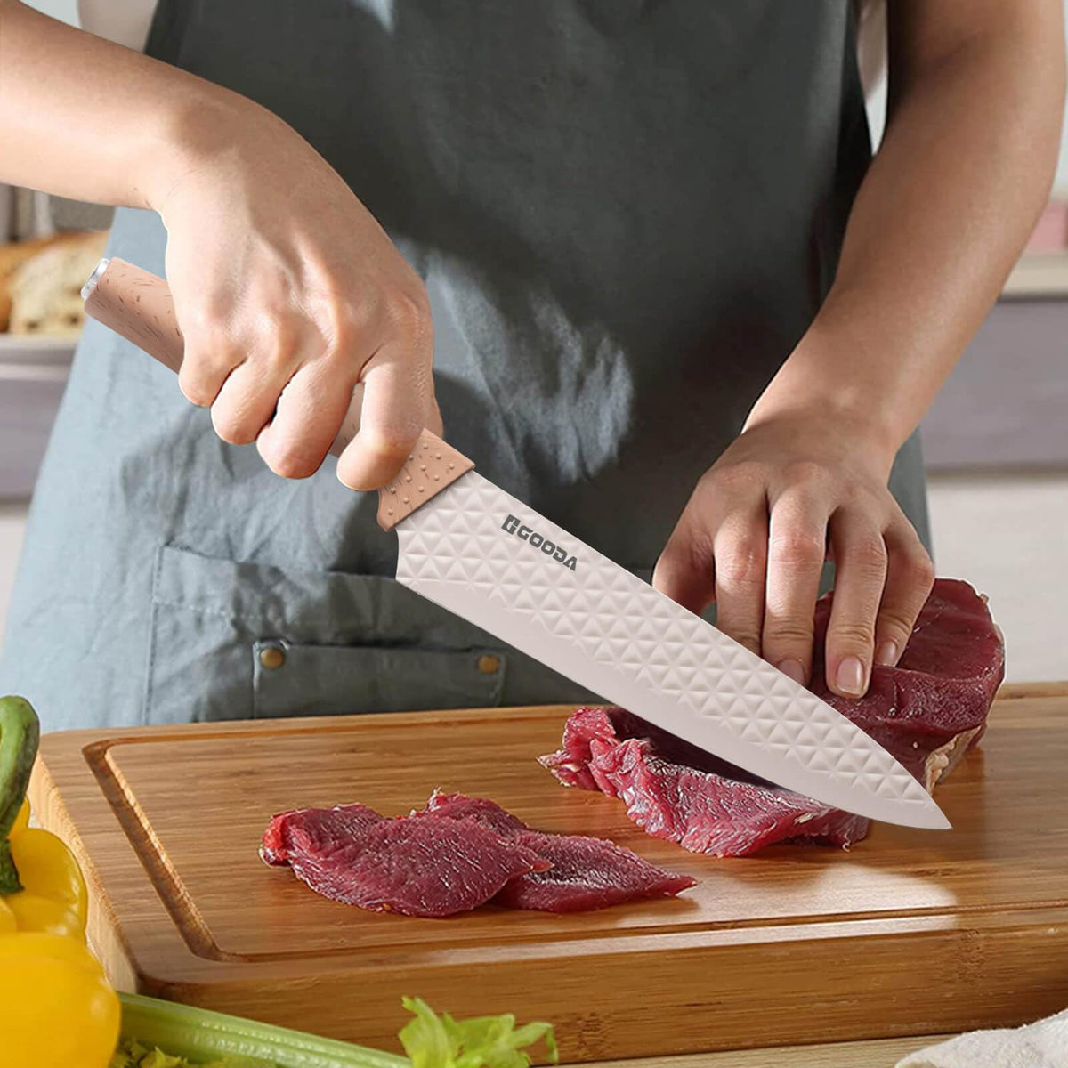 GOODA utility knife suited for versatile everyday prep.