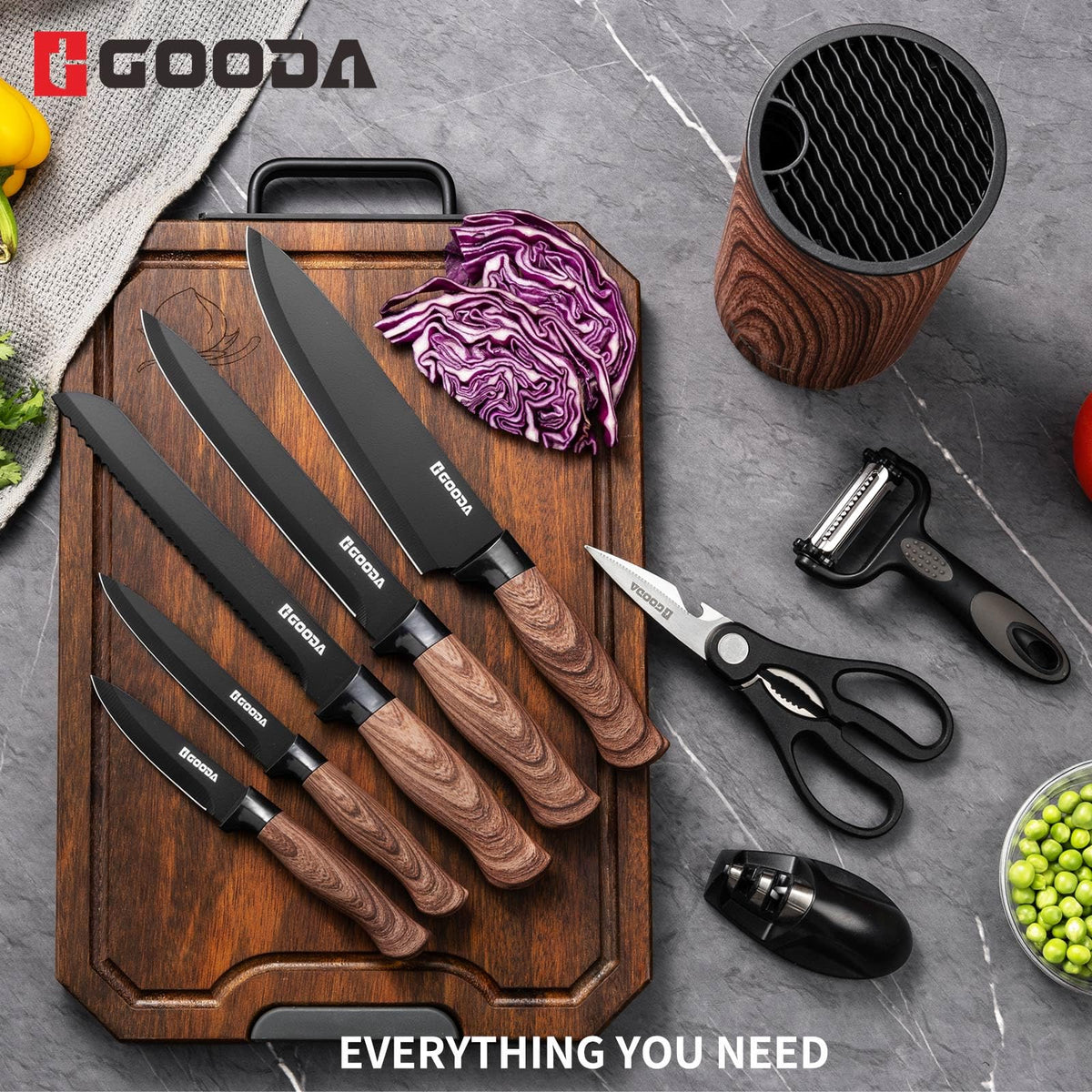 GOODA razor-sharp blade closeup highlights precision and edge quality.