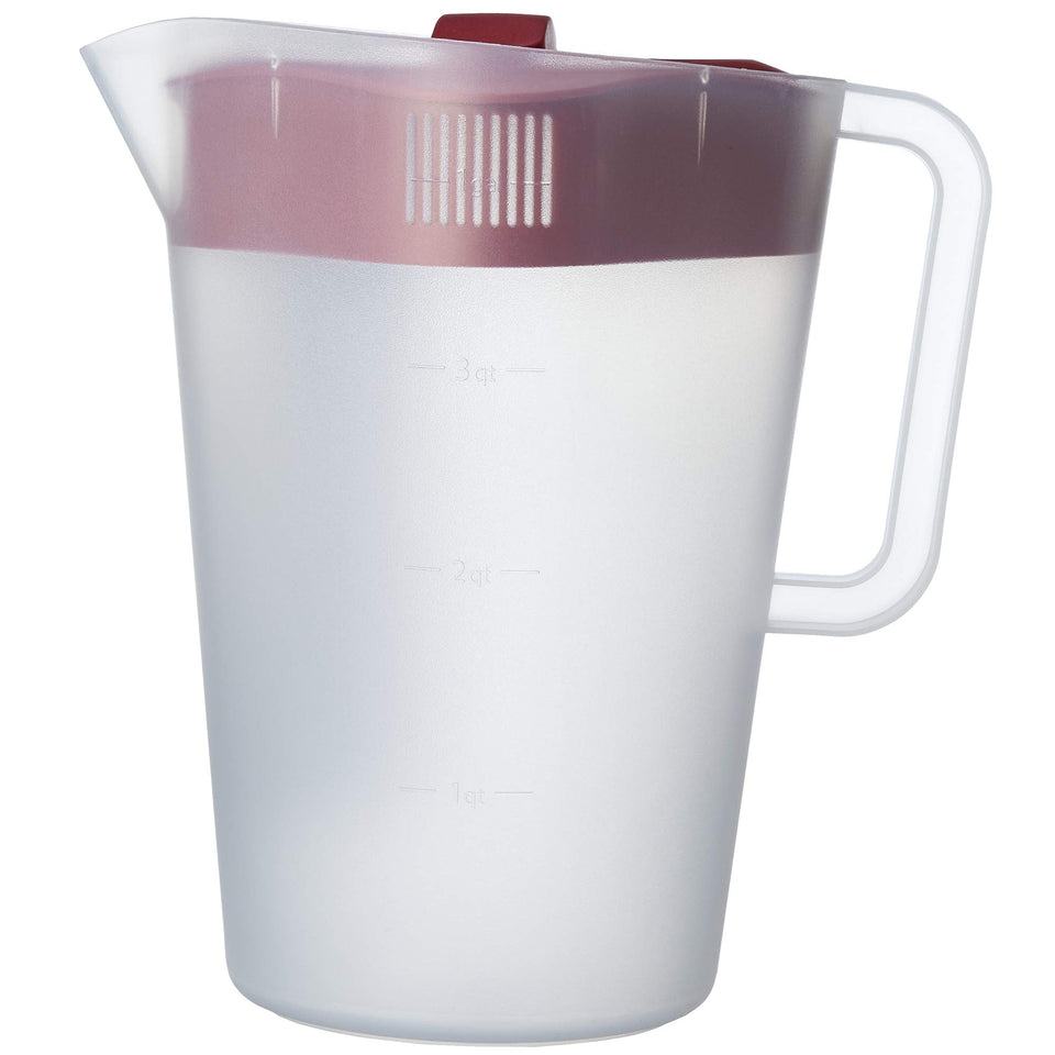 GoodCook 1-Gallon Pitcher with lid-open option for quick, spill-free pours.