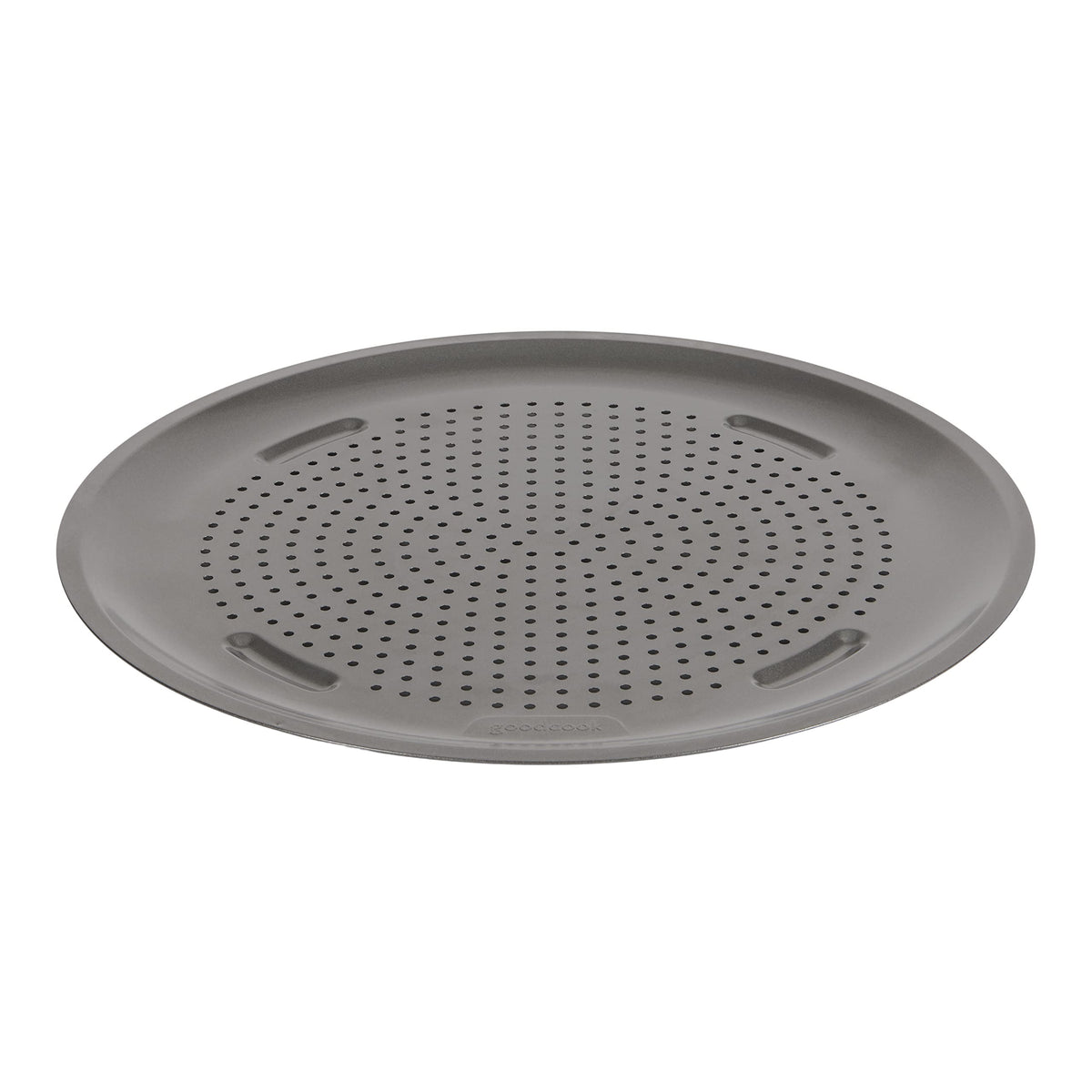 GoodCook AirPerfect 14inch pizza pan with cutting guides for perfect slices.