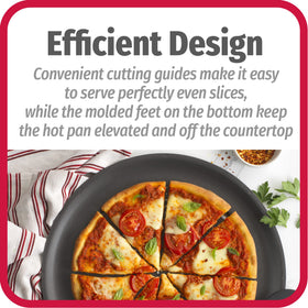 GoodCook AirPerfect nonstick carbon-steel construction resists warping for durability.