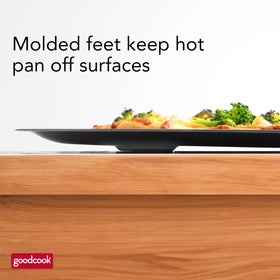 GoodCook AirPerfect 15.75-inch pan for large pizzas.