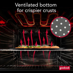 GoodCook AirPerfect with cutting guides for even slice portions.