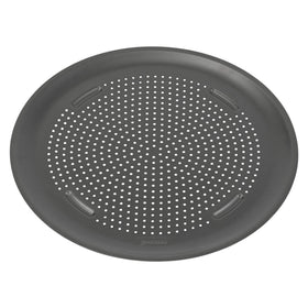 GoodCook AirPerfect pizza pan with perforated edge for crispy crust.
