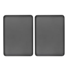 GoodCook baking sheets 15x21 2-pack provide an oversized surface for batch cookies and sheet pan meals.
