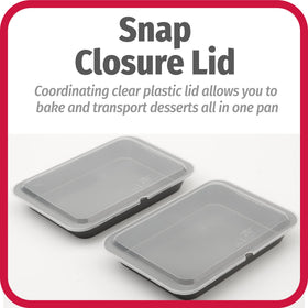 GoodCook clear lids help keep baked goods fresher longer.