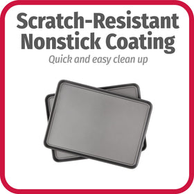 GoodCook dishwasher-safe bakeware simplifies cleanup after busy baking sessions.