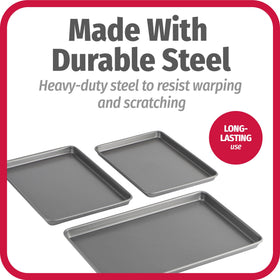 GoodCook dishwasher-safe bakeware for convenient cleanup after baking.