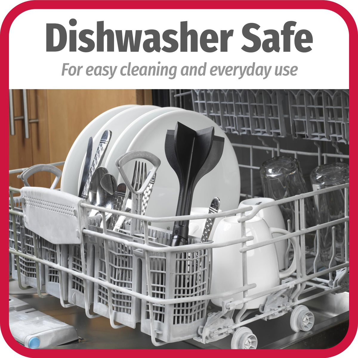 GoodCook dishwasher-safe design for quick cleanup after meals.