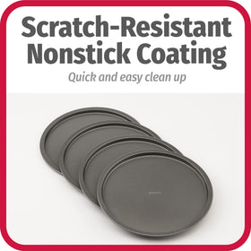 GoodCook durable steel construction resists warping for reliable baking
