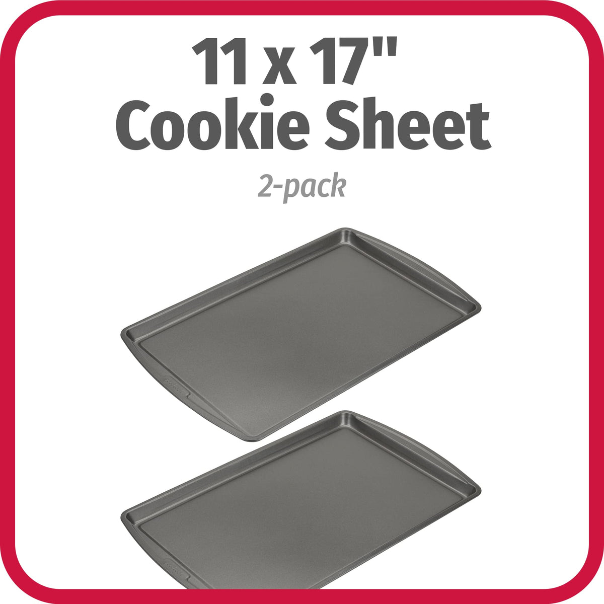 GoodCook Everday baking sheets dishwasher safe design for quick cleanup after baking sessions