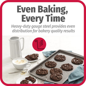 GoodCook Everday baking sheets displaying even heat distribution for consistent browning