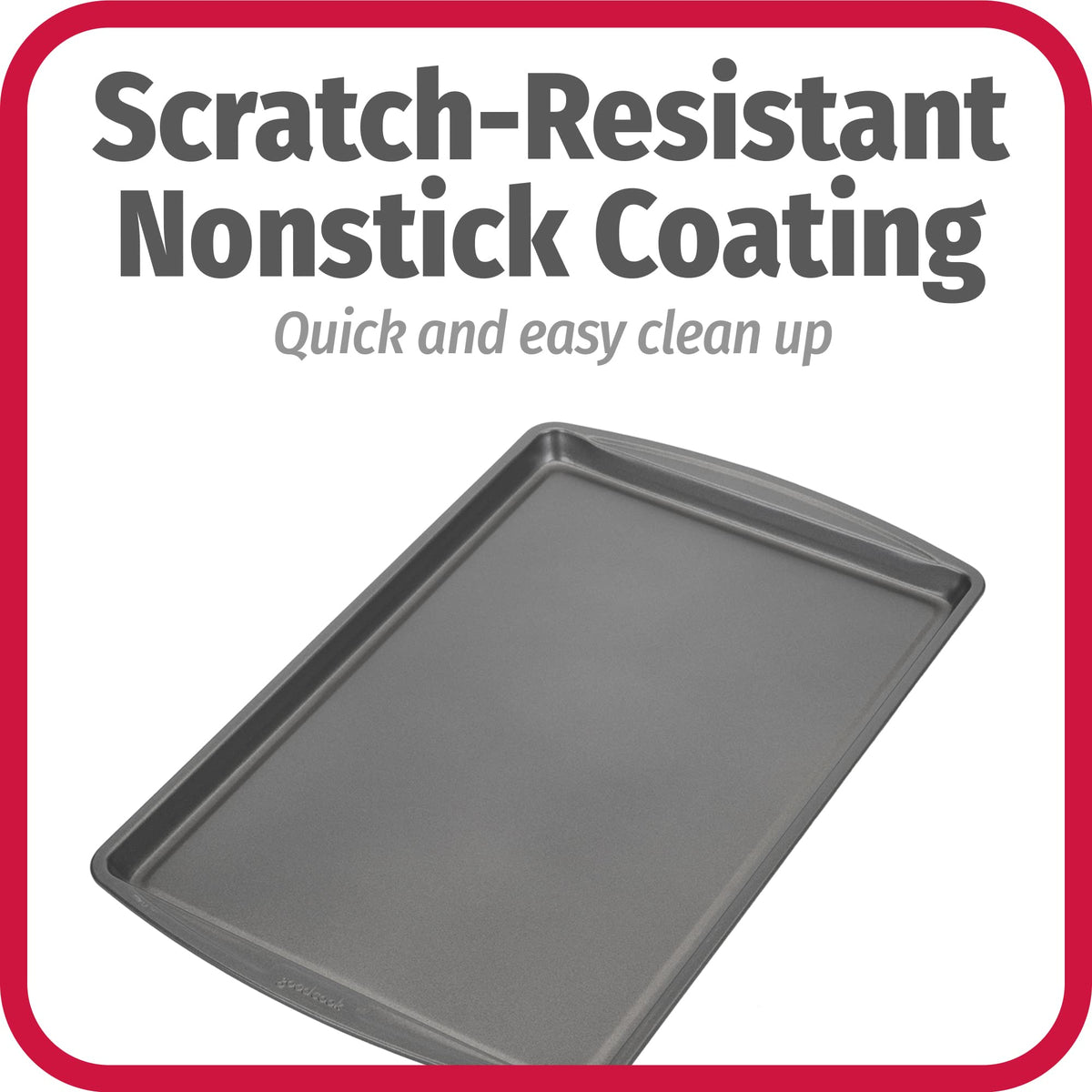 GoodCook Everday baking sheets with scratch resistant coating for easy food release