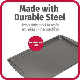 GoodCook Everday baking sheets two pack expanding batch cooking options