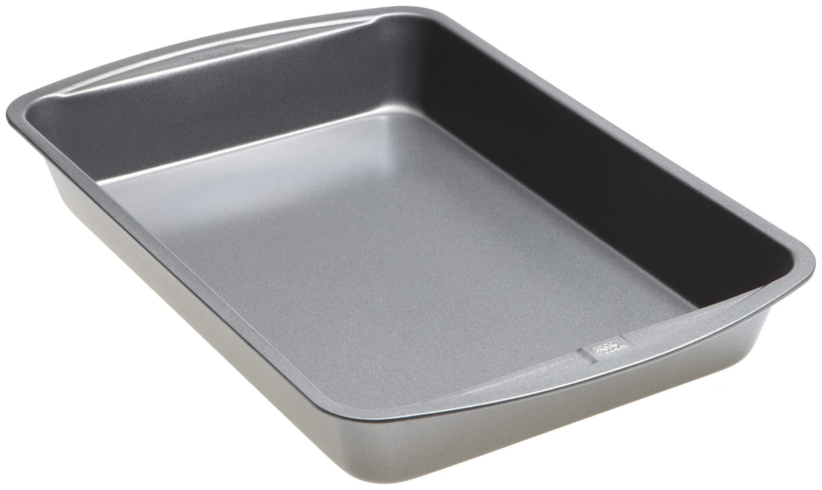 GoodCook Everyday Bake & Roast Pan 13x9 for easy release during baking and roasting.