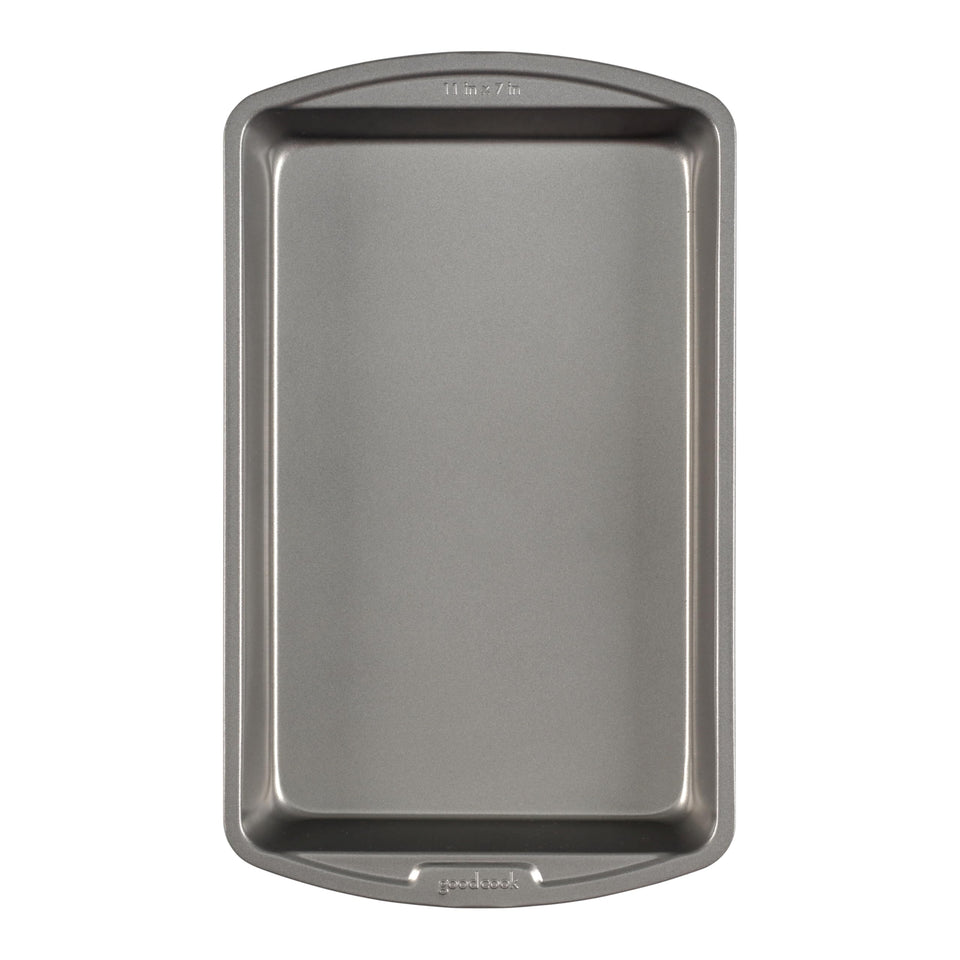 GoodCook Everyday Baking Pan 11x7 showing even heat for consistent bakes