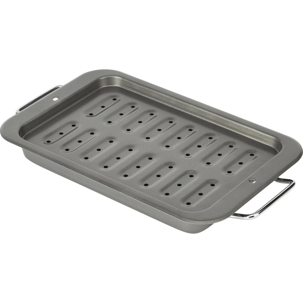 GoodCook Everyday Broiler Pan with built-in handles for easy oven-to-table transport.