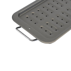 GoodCook Everyday Broiler Pan heavy-gauge steel resists warp.