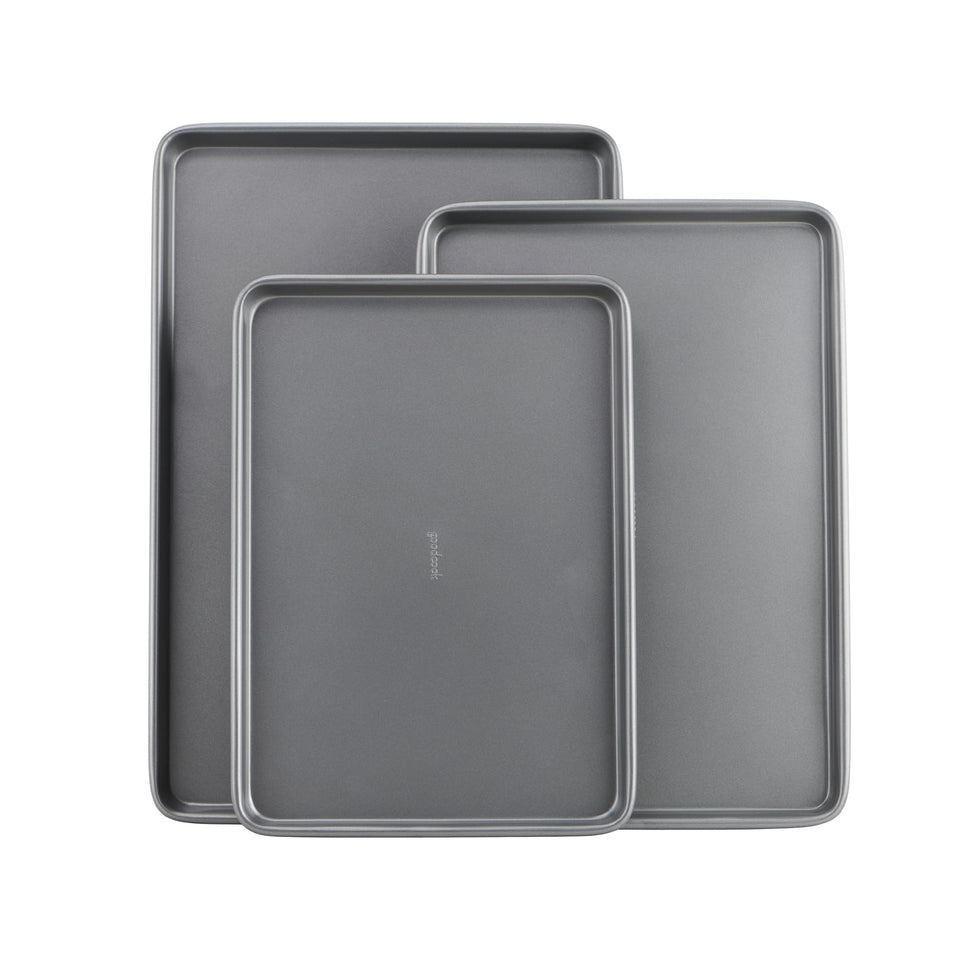 GoodCook Everyday Nonstick Baking Sheet small 13x9, easy release for cookies.
