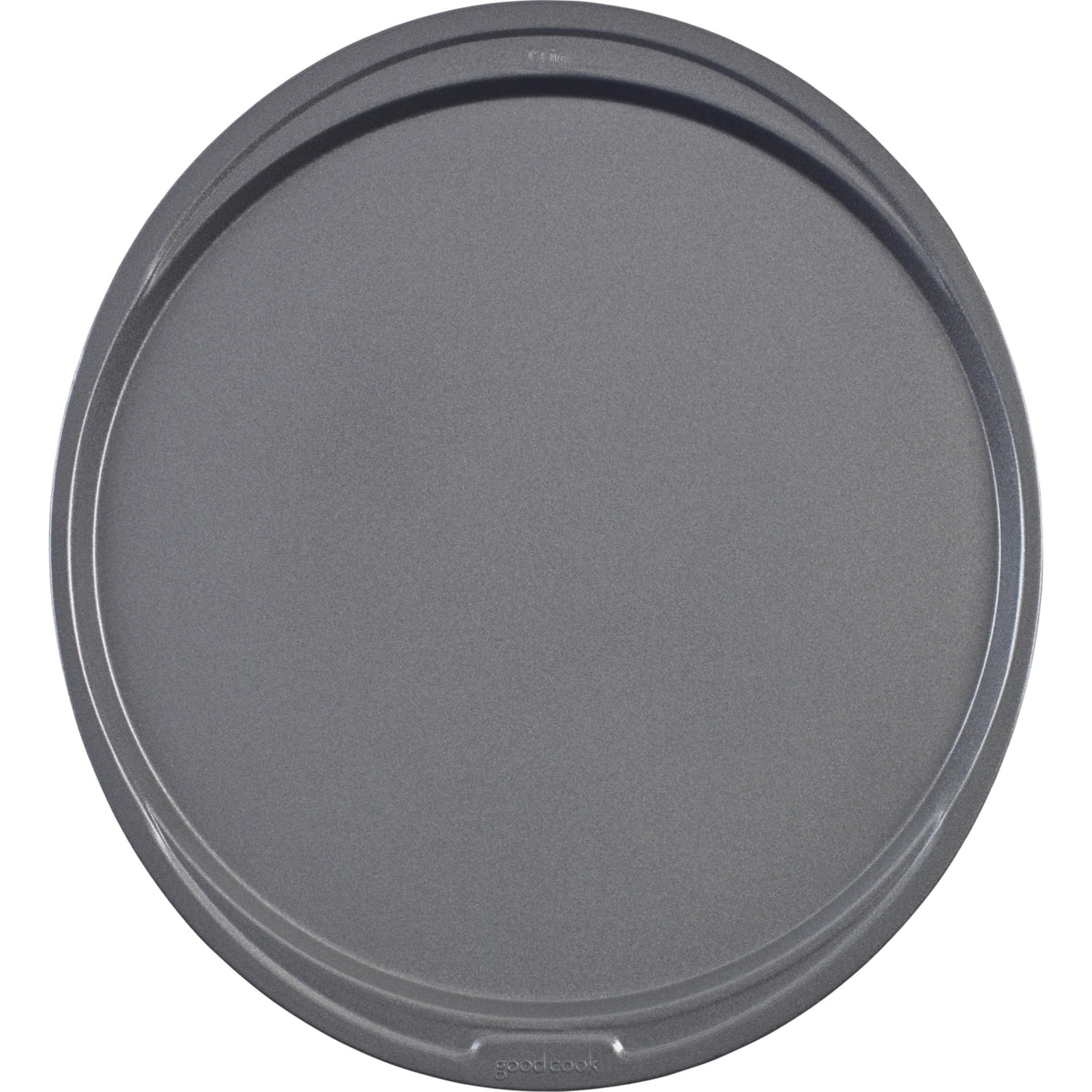 GoodCook Everyday nonstick steel pizza pan 12-inch provides even heating for a crispy crust.
