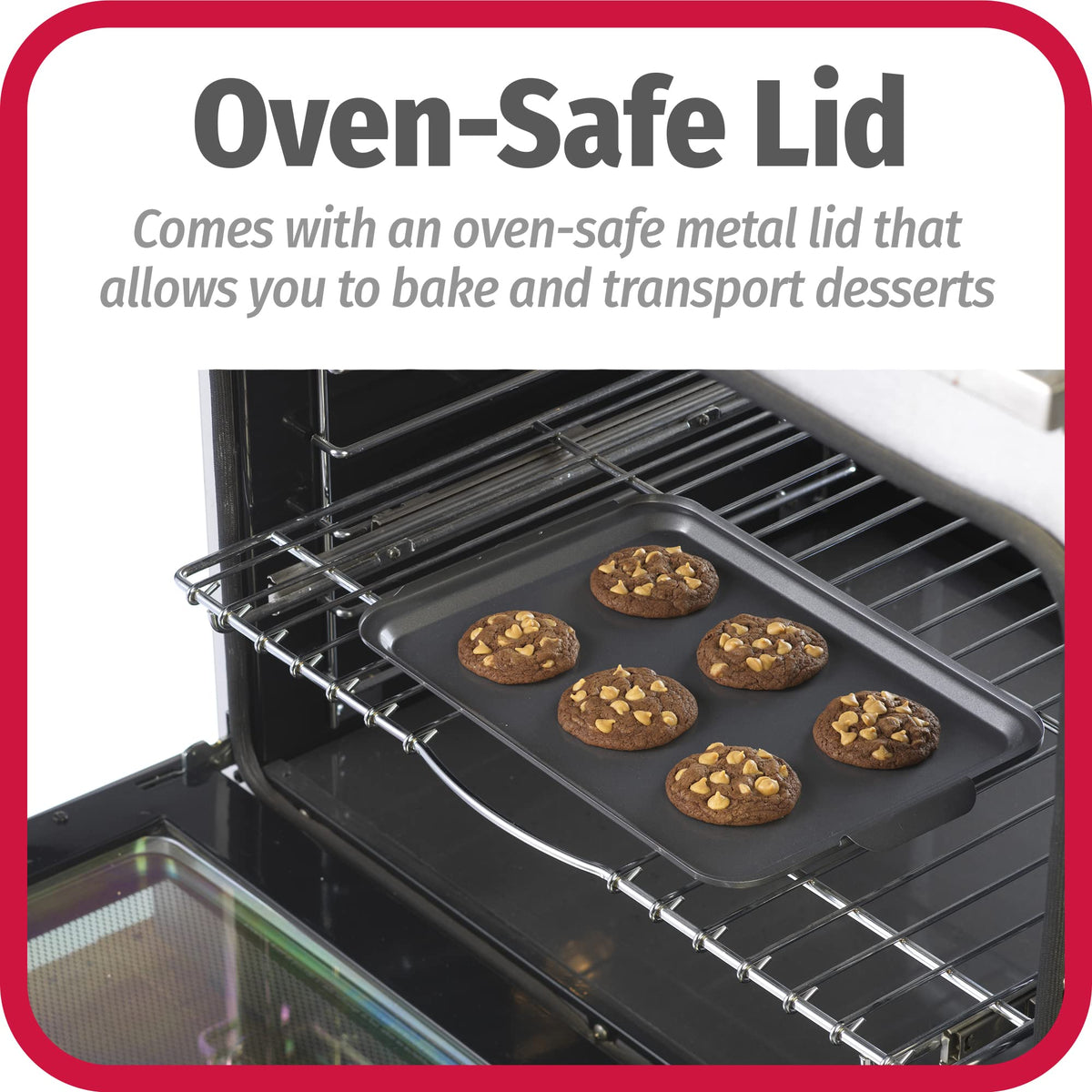 GoodCook pan perfect for cakes, brownies, and casseroles with a nonstick coating.