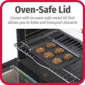 GoodCook pan perfect for cakes, brownies, and casseroles with a nonstick coating.