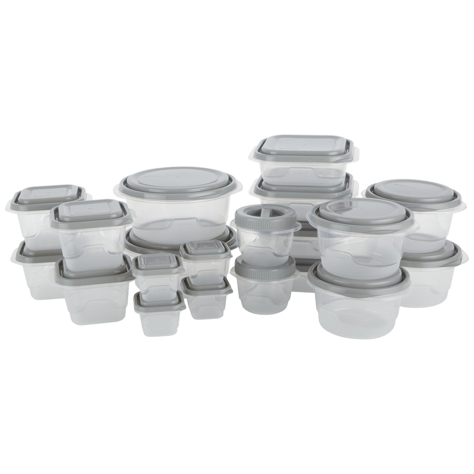 GoodCook EveryWare click and fresh lid close securely for leftovers.