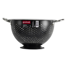 GoodCook Gourmet Colander on countertop pairs style with quick rinsing of vegetables.