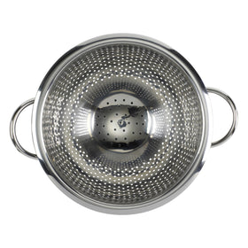 GoodCook Gourmet Colander side handles provide secure lifting even with bulky ingredients.