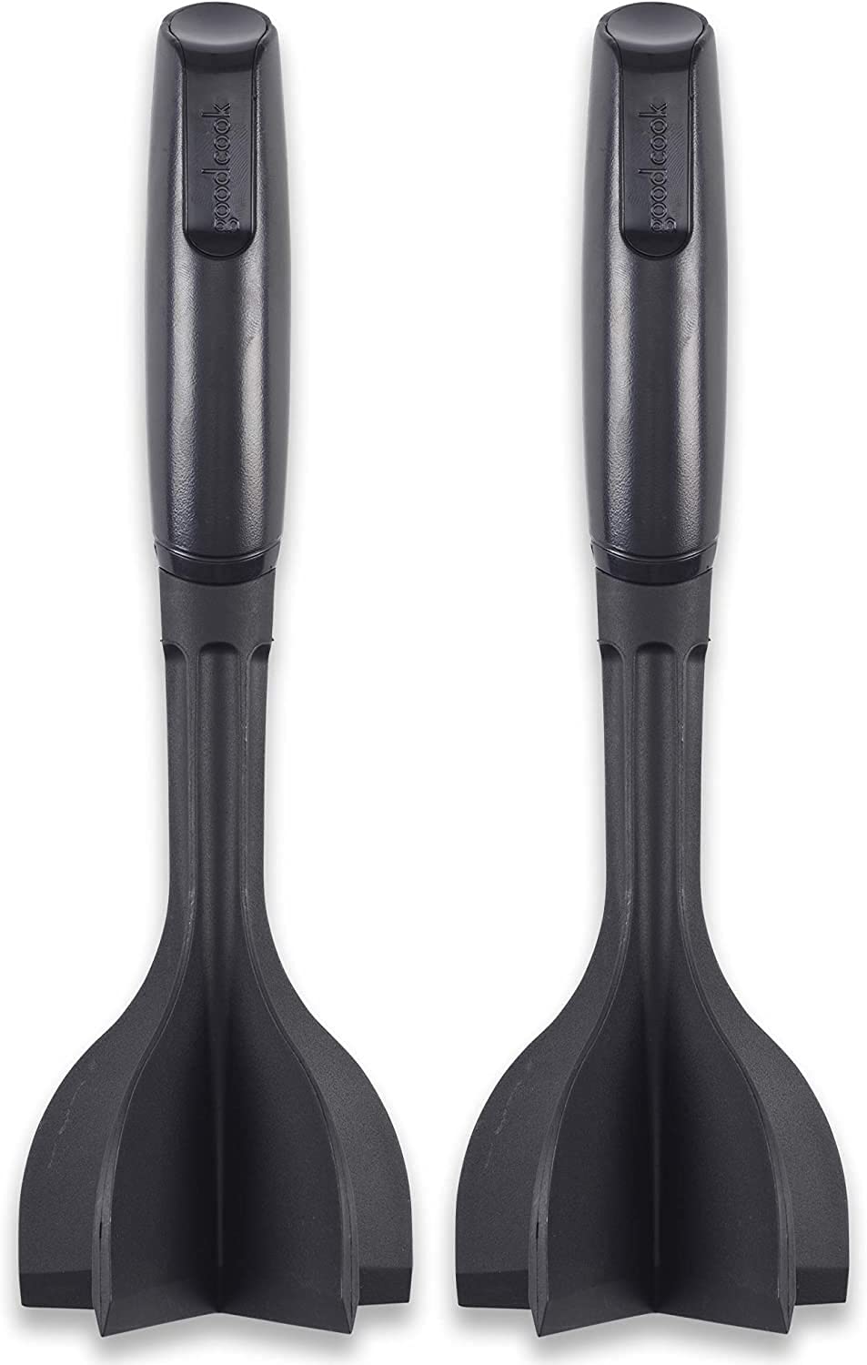 GoodCook ground meat chopper 2-pack with heat-resistant nylon head for quick, even browning.