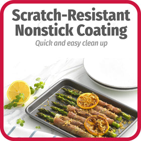 GoodCook heavy-duty gauge steel resists warping for years of use