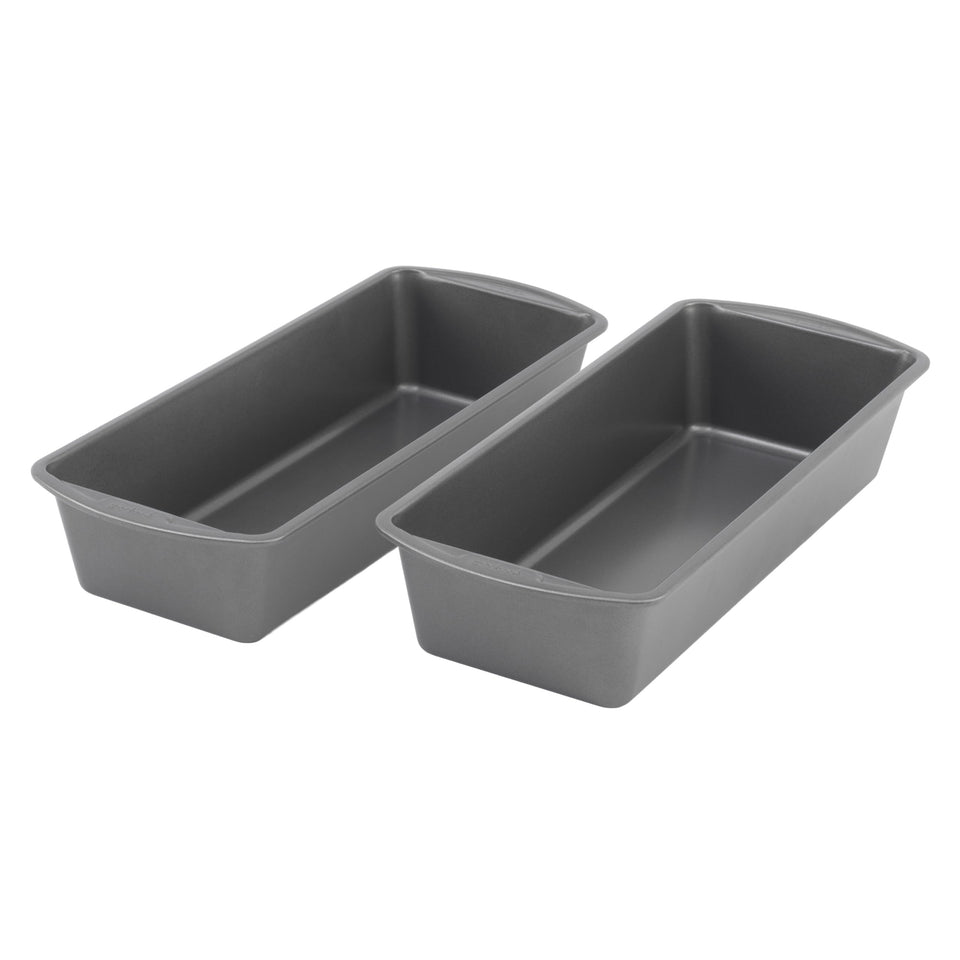 GoodCook loaf pans set of two 13x5 inches with easy-release nonstick coating for cleanup and serving