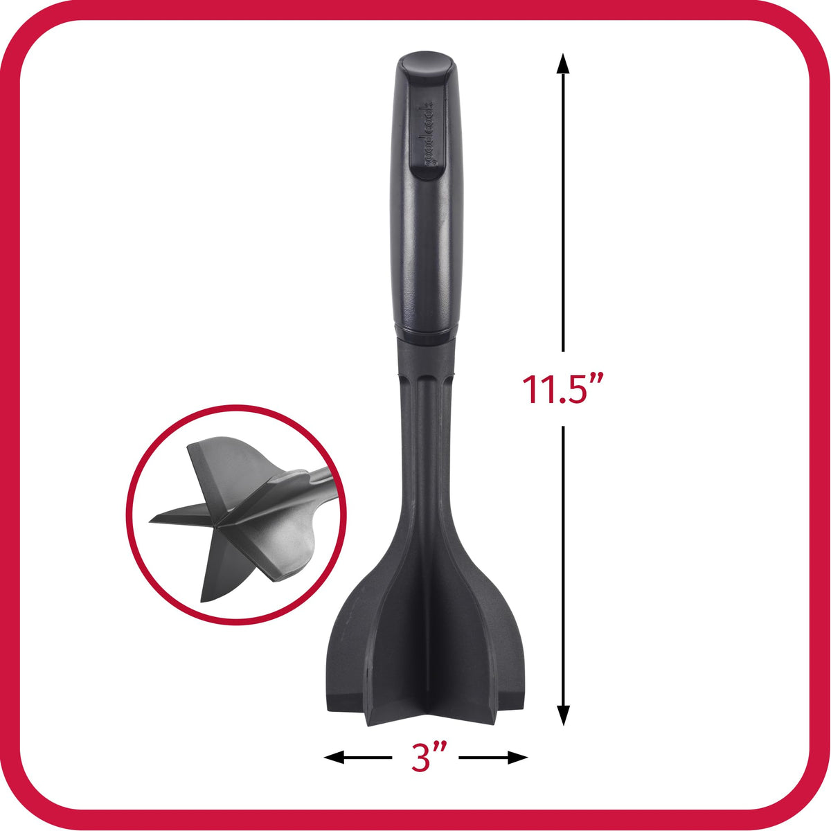 GoodCook set of two choppers speeds meal prep and versatile use.