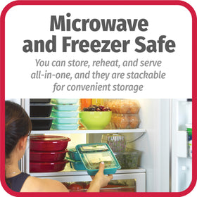 GoodCook color-coded lids demonstrating quick storage matching
