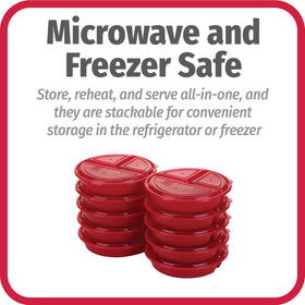 GoodCook freezer-safe containers preserve leftovers for the week