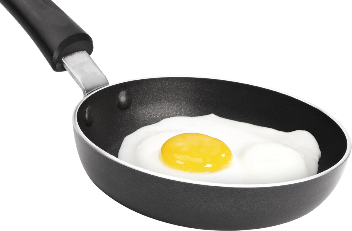GoodCook Mini Frypan is dishwasher-safe for effortless cleanup after meals.