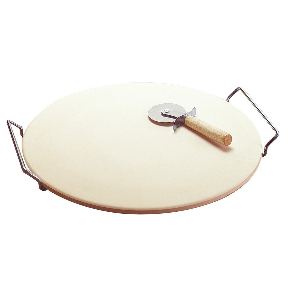 GoodCook oven-to-table ceramic pizza stone for crisp, restaurant-style crust at home.