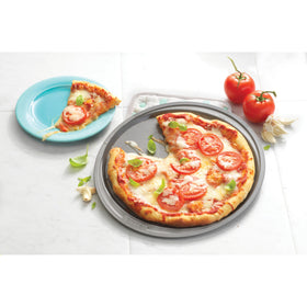 GoodCook dishwasher-safe 12-inch pizza pan for quick cleanup.