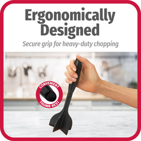 GoodCook safe on nonstick, stainless, cast iron, and copper surfaces.